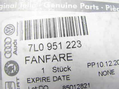 NEW GENUINE OEM Vw Audi 7L0951223 HIGH Tone Horn 04-06 Phaeton 04-10 Touareg