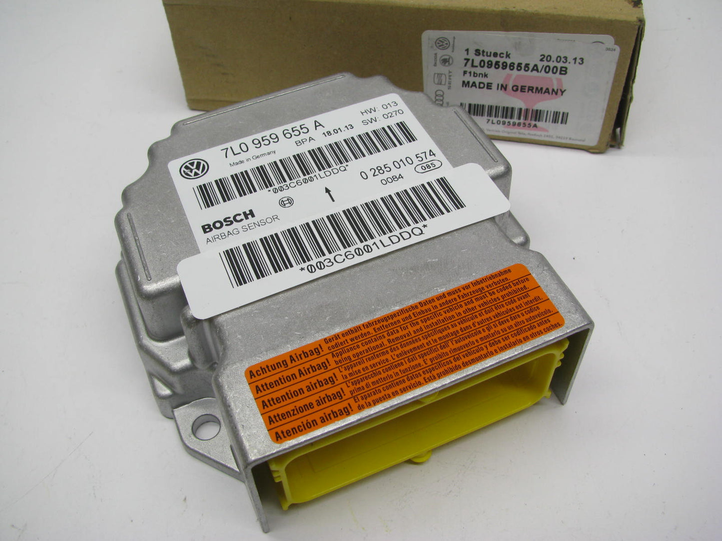 NEW - OEM 7L0959655A00B Front SRS Module For 2008-2010 VW Toureg