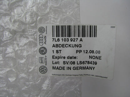 NEW VW Audi 7L6103927A Engine Cover ''V8 FSI'' OEM For 07-09 Touareg 4.2L V8