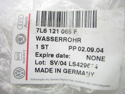 NEW - OEM VW Audi 7L6121065F Engine Coolant Return Pipe 2004-07 Touareg 4.2L-V8