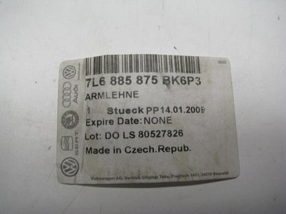 NEW OEM Rear Seat Armrest 7L6885875BK-6P3 Genuine OEM For 2005-2010 VW Touareg