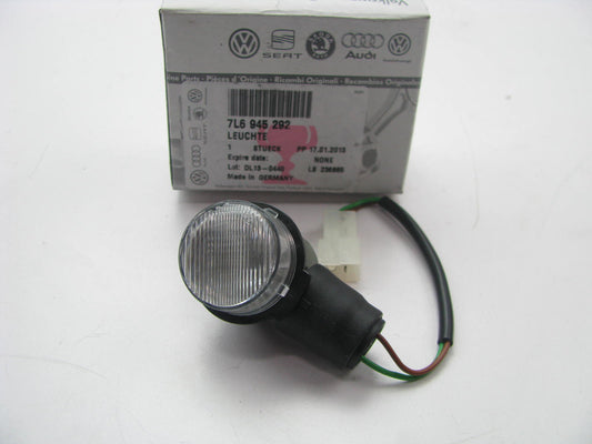 New OEM Front Right Door Side View Mirror Security Lamp Light - 04-10 VW Touareg