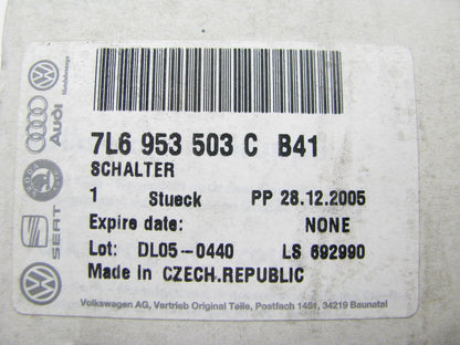 NEW - OEM Windshield Wiper Switch 2004-10 VW Touareg W/O CRUISE, WITH TIPTRONIC