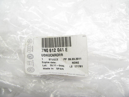 NEW - OEM VW Audi 7N0612041E Vacuum Pipe With Non-Return Valve