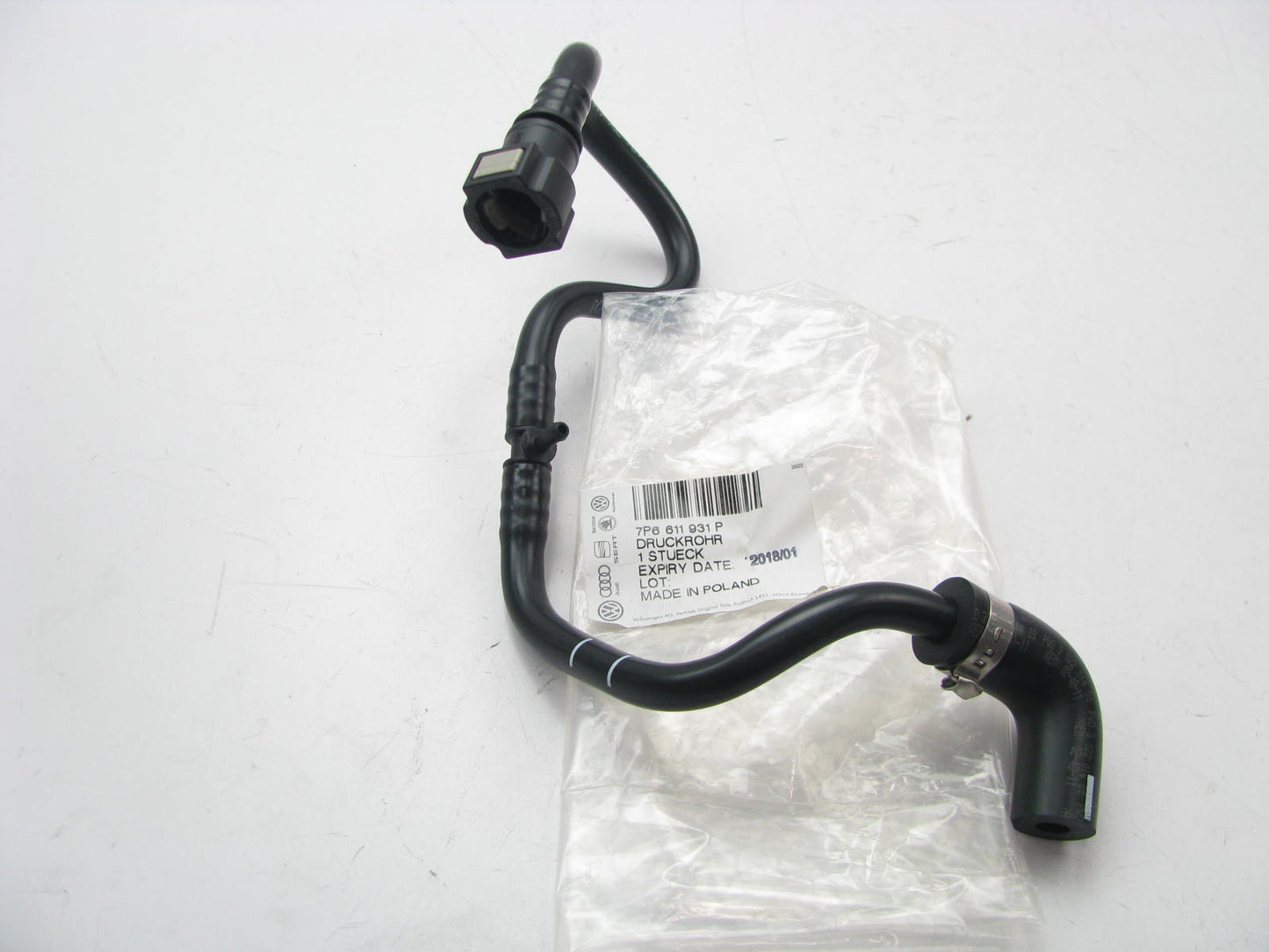NEW - OEM Vw Audi 7P6611931P Brake Vacuum Pipe 2011-2012 Touareg