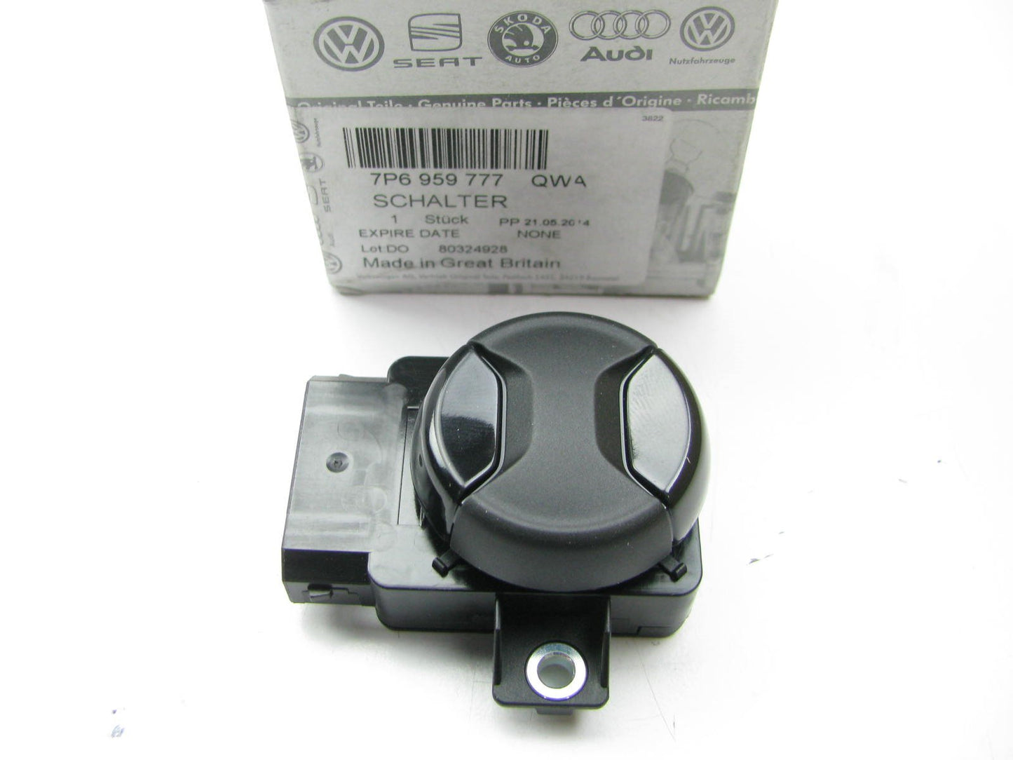NEW - OEM 7P6959777QWA Front Seat Lumbar Adjust Switch For 2012-15 VW Touareg