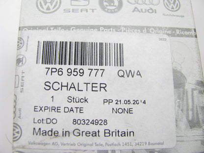 NEW - OEM 7P6959777QWA Front Seat Lumbar Adjust Switch For 2012-15 VW Touareg