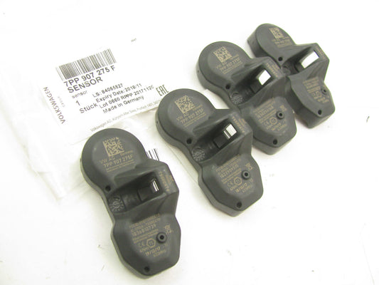 (4) NEW - OEM VW Audi 7PP907275F TPMS Tire Pressure Monitor Sensors - SET OF 4