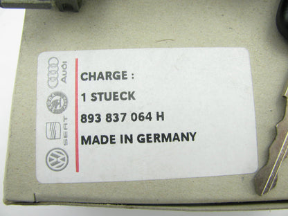 NEW GENUINE Front Door Anti Lock Cylinder With Keys OEM For Audi 893837064H