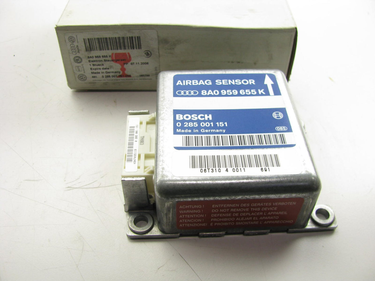 New In Box - OEM Control Module Sensor ECM ECU Audi 8A0959655K 8A0-959-655-K