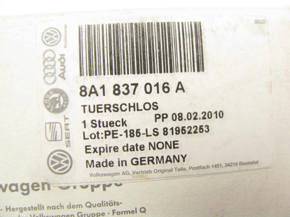NEW - OEM VW Audi 8A1837016A Front Right Door Latch Lock 1988-92 80 1988-95 90