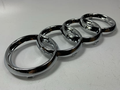 NEW OEM Original Audi Rings Front Grille Badge Emblem Chrome - 8D0853605