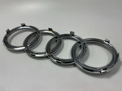 NEW OEM Original Audi Rings Front Grille Badge Emblem Chrome - 8D0853605