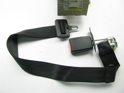 New OEM Rear Center Seat Belt & Buckle BLACK 00-01 Audi A4, A4 Quattro, 00-02 S4