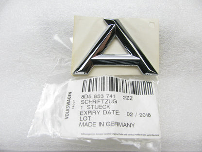 NEW GENUINE *A* Deck Lid Emblem OEM For 00-02 Audi A4 Quattro 8D5853741-2ZZ
