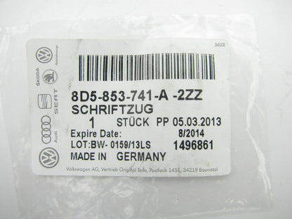 NEW GENUINE Rear Deck Lid *4* Emblem OEM For 2000-2002 Audi A4 S4  8D5853741A2ZZ