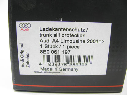 NEW - OEM VW Audi 8E0061197 Loading Sill Protective Sheet 2002-2005 A4 & S4
