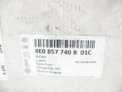 NEW - OEM Audi 8E0857740B01C Rear Right Seat Belt Buckle