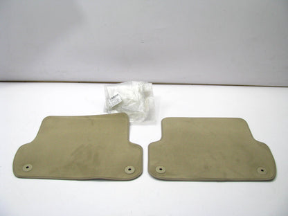 NEW OEM Audi 8E0864450A-92J Rear Tan Floor Mat Carpet Set - 2002-2008 AUDI B7 A4