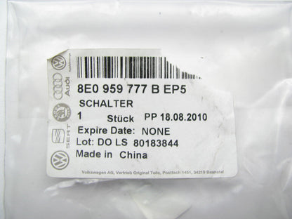 NEW - OEM Front Power Seat Lumbar Switch SILVER For Audi 8E0959777BEP5