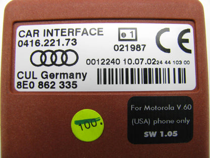 NEW GENUINE Hands Free Cell Phone Interface Module OEM Audi 8E0862335