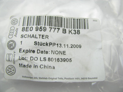 NEW GENUINE 11-15 Audi 8E0959777BK38 Front Power Seat Lumbar Switch BEIGE
