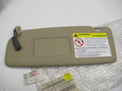NEW GENUINE VW Audi 8H0857551J-36K FRONT LEFT Sunvisor Sun Visor BEIGE