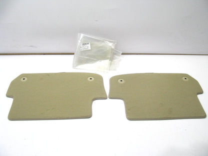 NEW - OEM Rear Tan (Beige) Floor Mats For 2003-2009 Audi A4 / S4 Cabriolet