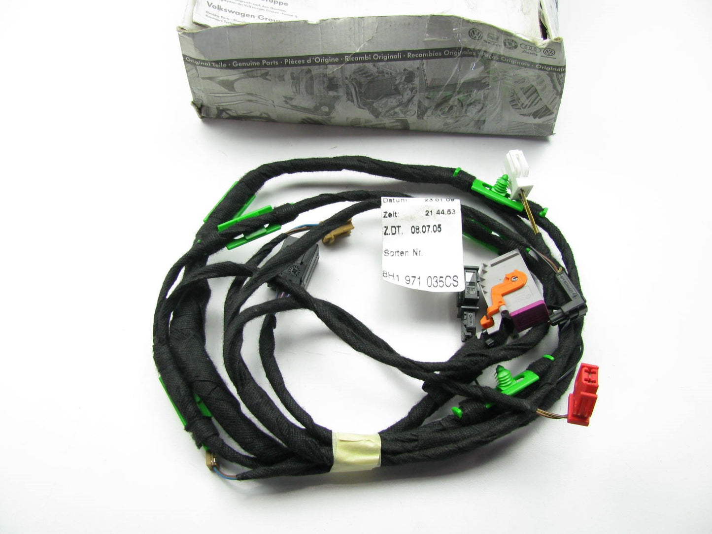 NEW GENUINE Front Right Side Door Wire Harness OEM 04-08 Audi S4 A4 8H1971035CS