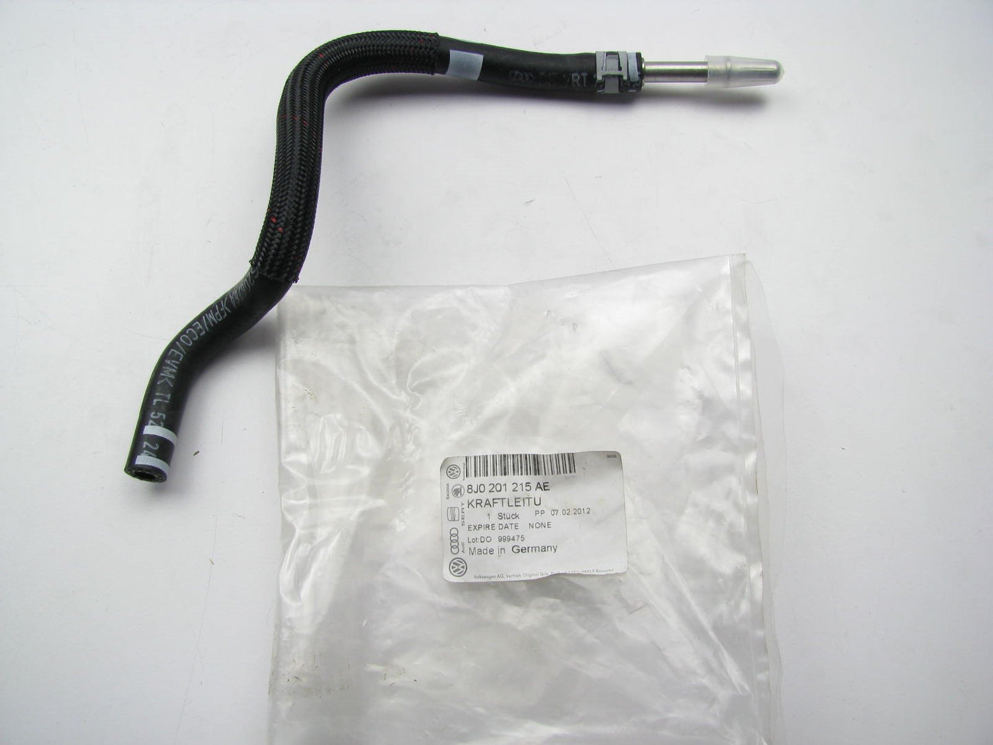 NEW - OEM 8J0201215AE Gas Fuel Line Feed Hose Tube For 2008-2011 Audi TT