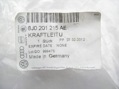 NEW - OEM 8J0201215AE Gas Fuel Line Feed Hose Tube For 2008-2011 Audi TT