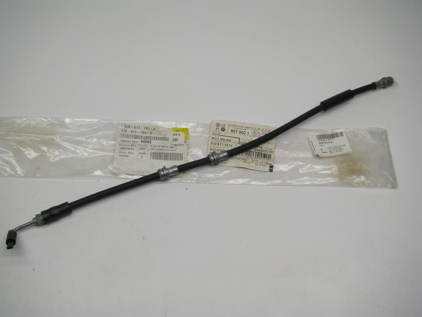 NEW - OEM VW Audi 8J0611701F Front Brake Hose For 2012 Audi TT