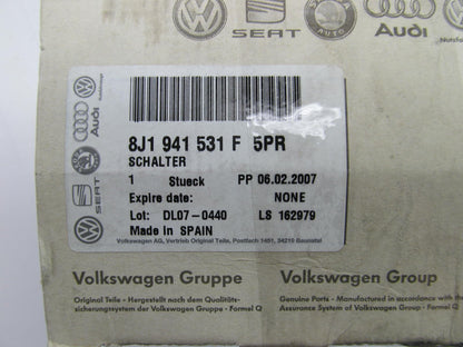 NEW - OEM Audi 8J1941531F5PR Headlight Headlamp Switch