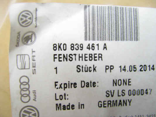 New Genuine OEM Rear Left Window Regulator OEM For 2009-14 Audi A4 8K0-839-461-A