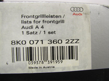 NEW GENUINE OEM Chrome Grille Inserts 8K00713602ZZ For 2009-2012 Audi A4