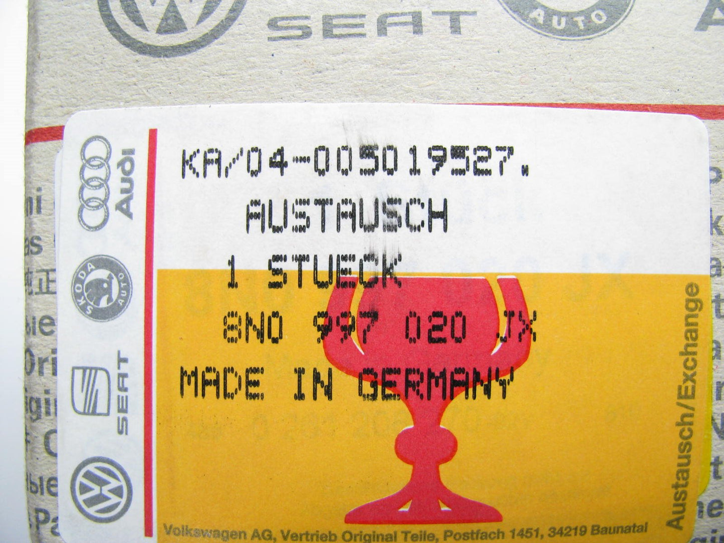 New ECU ECM Engine Control Computer Module 2005 Audi TT Quattro 8N0997020JX