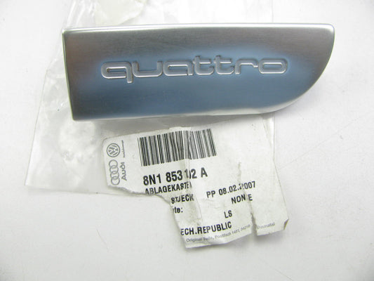 NEW -OEM 8N1853192A Glove Box Dash Emblem 2000-2006 Audi TT Quattro