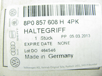 NEW - OEM VW Audi 8P0857608H4PK Right Interior Grab Handle Bar 2010-2015 Q7