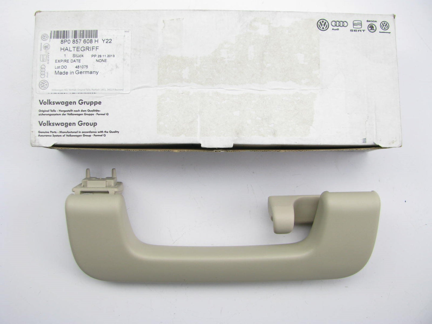 NEW GENUINE Rear Right Side Roof Assist Grab Handle Beige OEM 10-15 Audi Q7