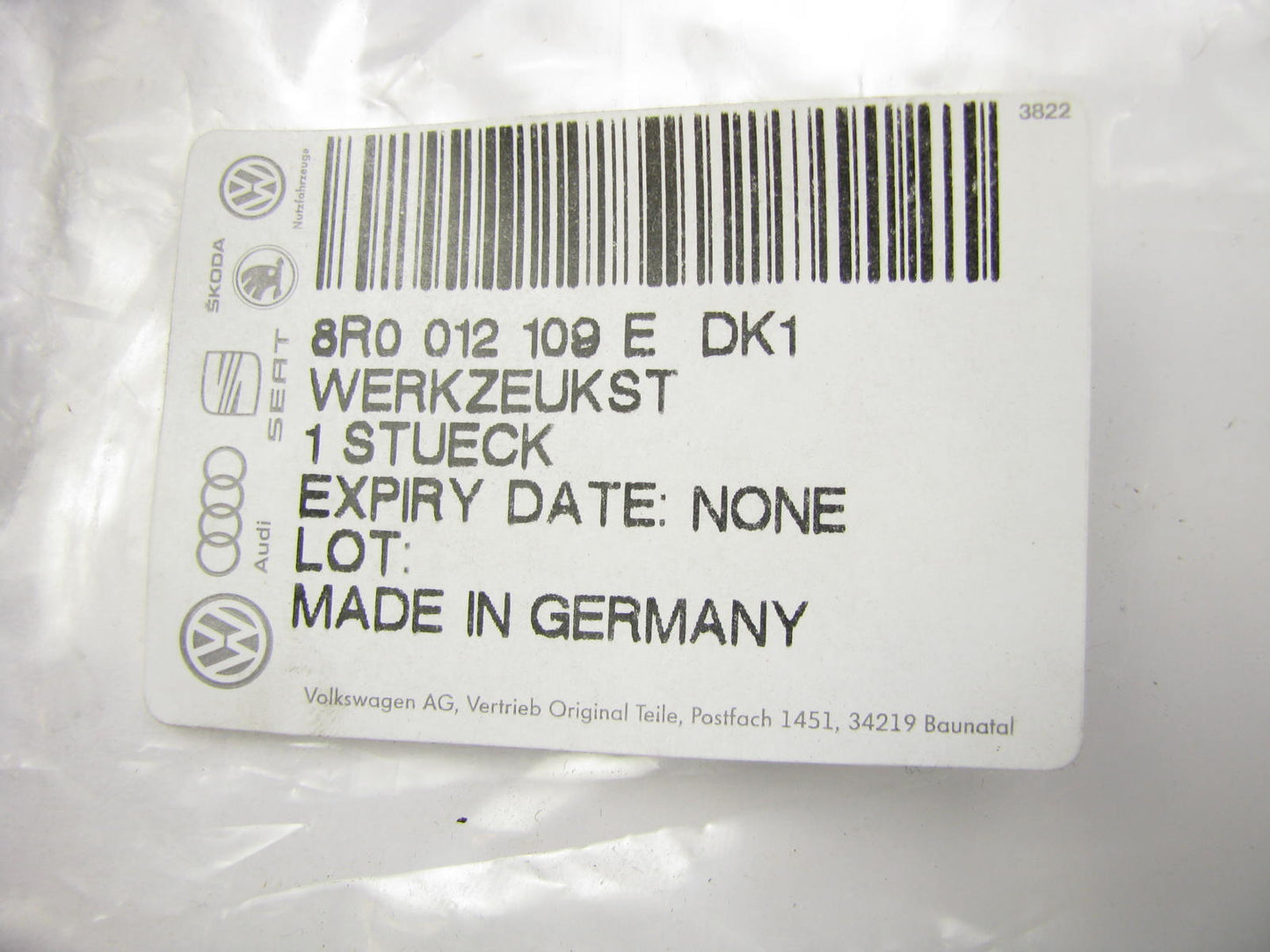 New Genuine OEM Audi Rear Floor Jack Carrier For 13-16 Q5 8R0012109E DK1