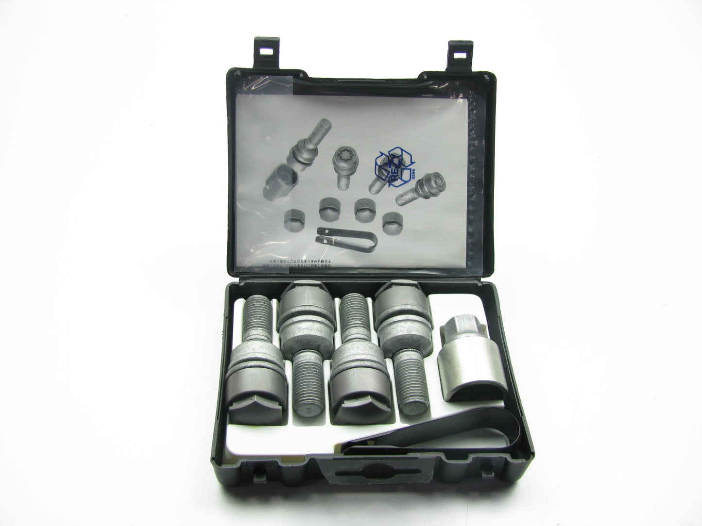 NEW - OEM 8R0071336 Wheel Lock Set W/ Key For Audi