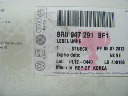 NEW - OEM VW Audi 8R0947291BF1 Reading Lamp Left 2013-17 Q5 2014-17 SQ5
