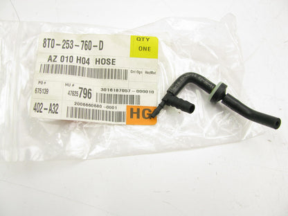 NEW - OEM 8T0253760D Secondary Air Pump Vacuum Hose For 2013 Audi RS5