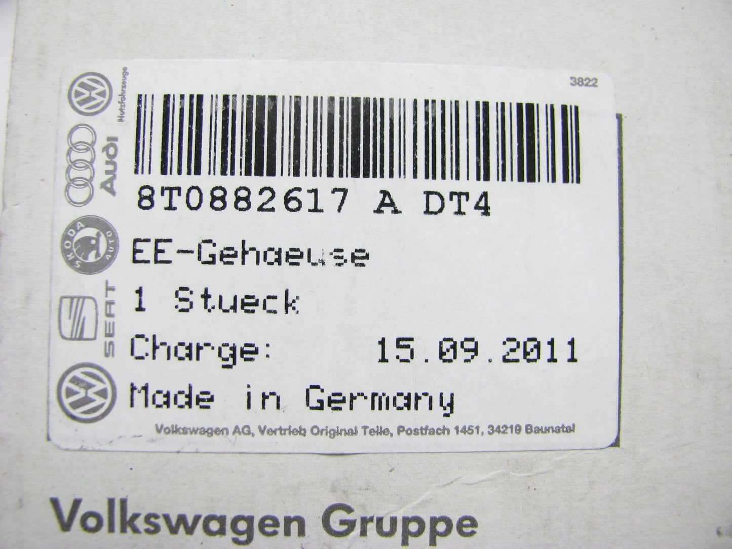 NEW - OEM Front Left Side Seat Latch Release Handle GRAY For 12-16 Audi A5, S5