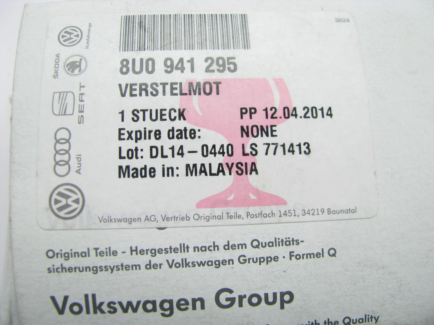 NEW - OEM VW Audi 8U0941295 Headlight Headlamp Adjust Motor 2016-18 Q3 17-18 Q7