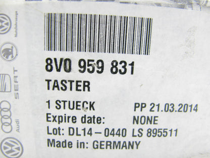 NEW - OEM Audi 8V0959831 Trunk Release Switch 2015-2016 A3 S3
