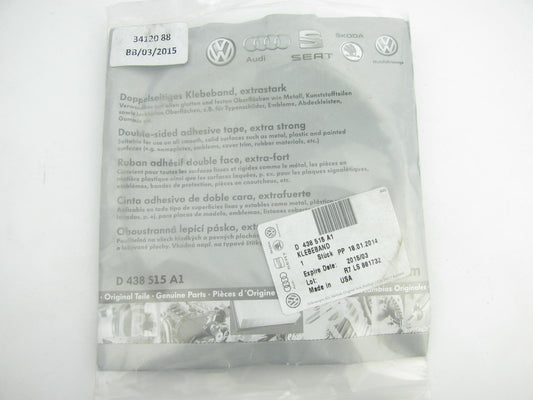 NEW GENUINE Exterior Rear Cover Tape Rear Spoiler Tape OEM For Audi D438515A1