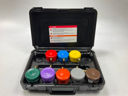 NEW, MISSING FPT25-4, Waekon FPT25-09E Fuel Gas Cap Adapter Master Test Tool Set