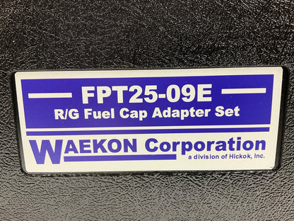 NEW, MISSING FPT25-4, Waekon FPT25-09E Fuel Gas Cap Adapter Master Test Tool Set