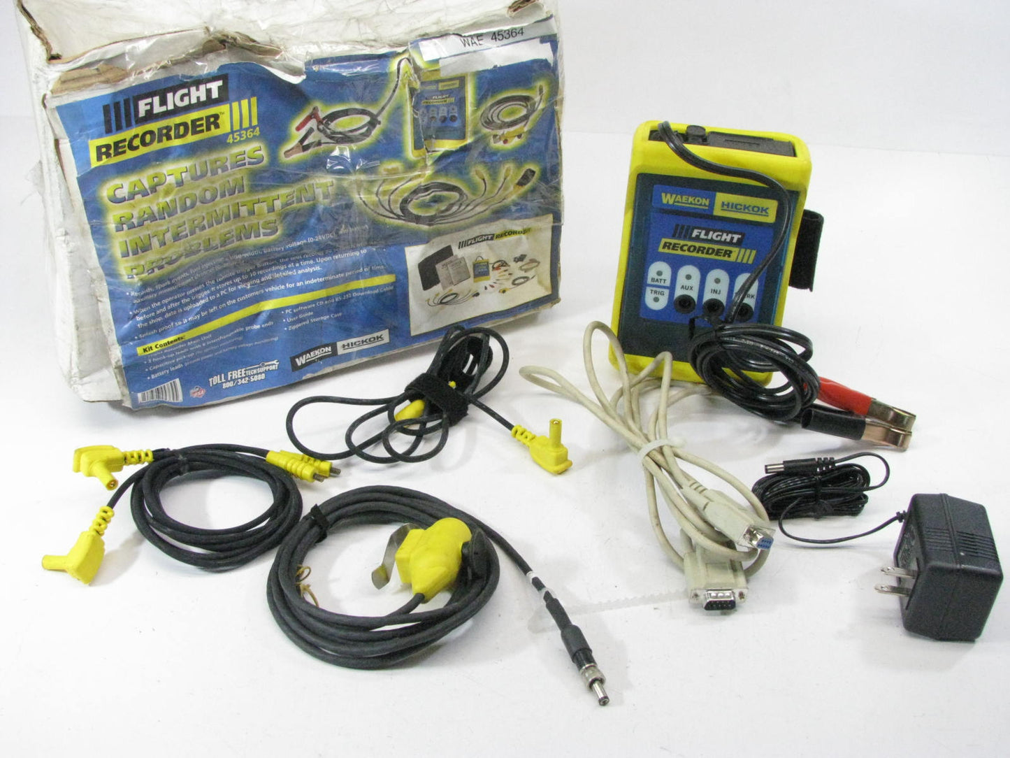 Waekon WAE45364 Flight Recorder - Diagnostic Ignition & Fuel Injection Analysis